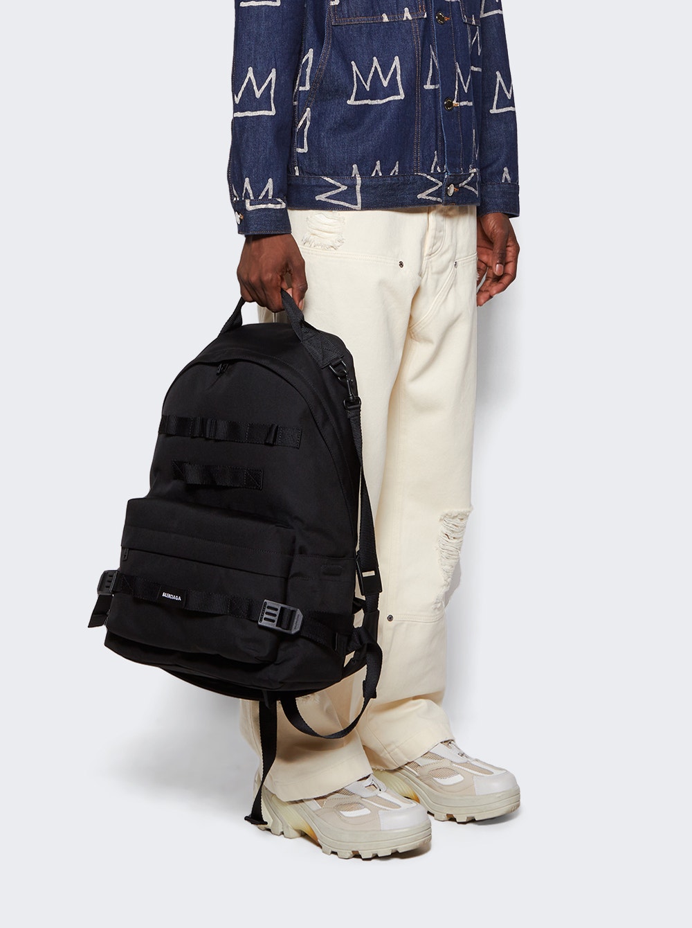 BALENCIAGA Puffy LogoPrint Leather Backpack for Men MR PORTER #26 BALENCIAGA Puffy LogoPrint Leather Backpack for Men MR PORTER